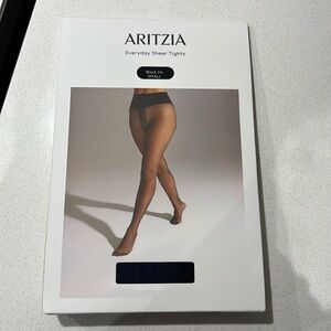Brand New Aritzia Sheer Tights (black iris colour)